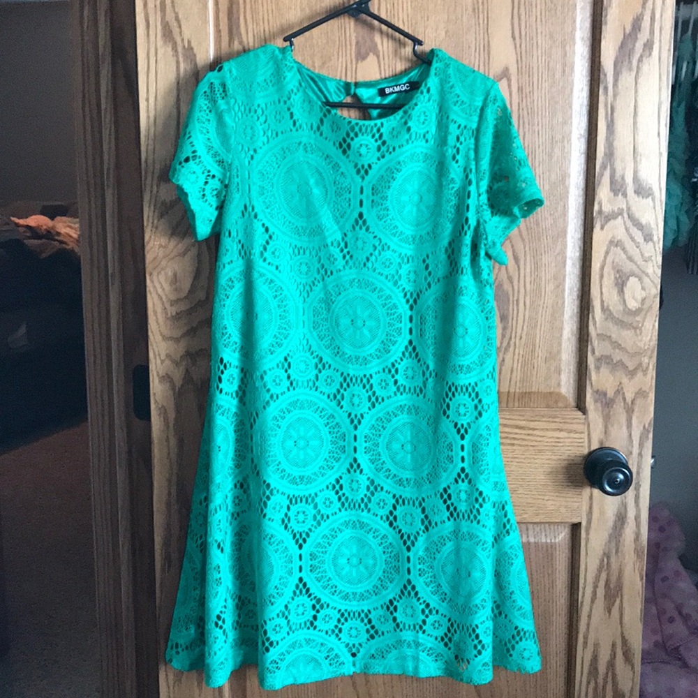 Green women’s dress